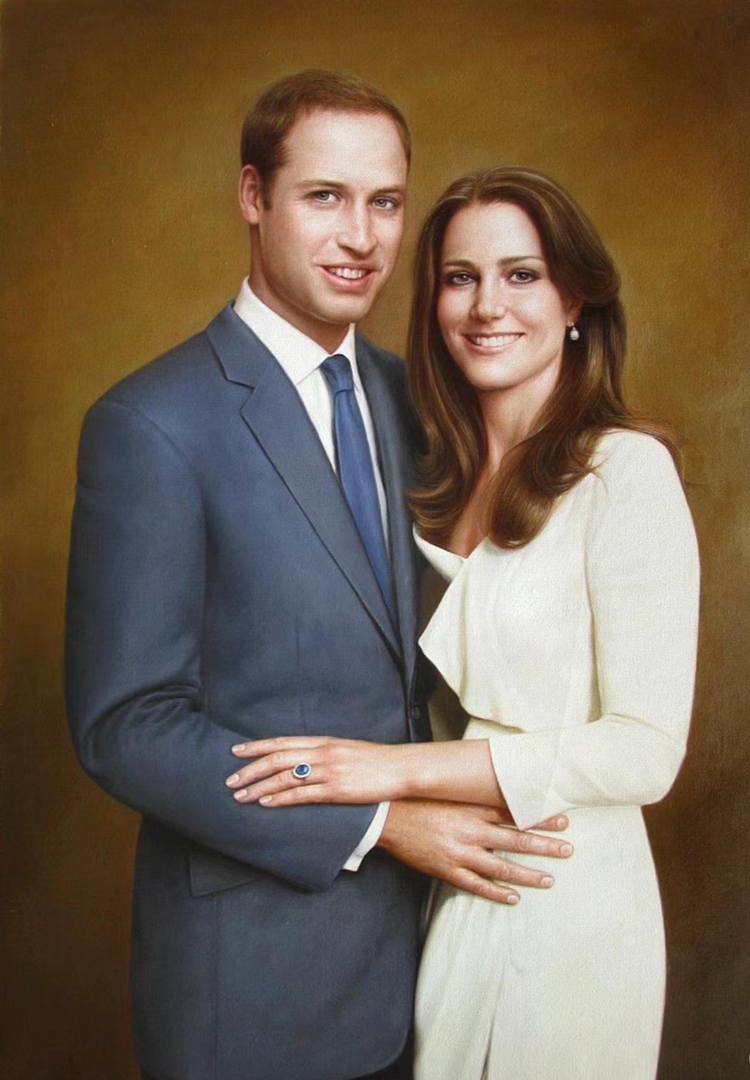 Other photos and instructions may have been provided to the artist to alter the final painting result. This painting should not be contrued as the canonical work of this artist.