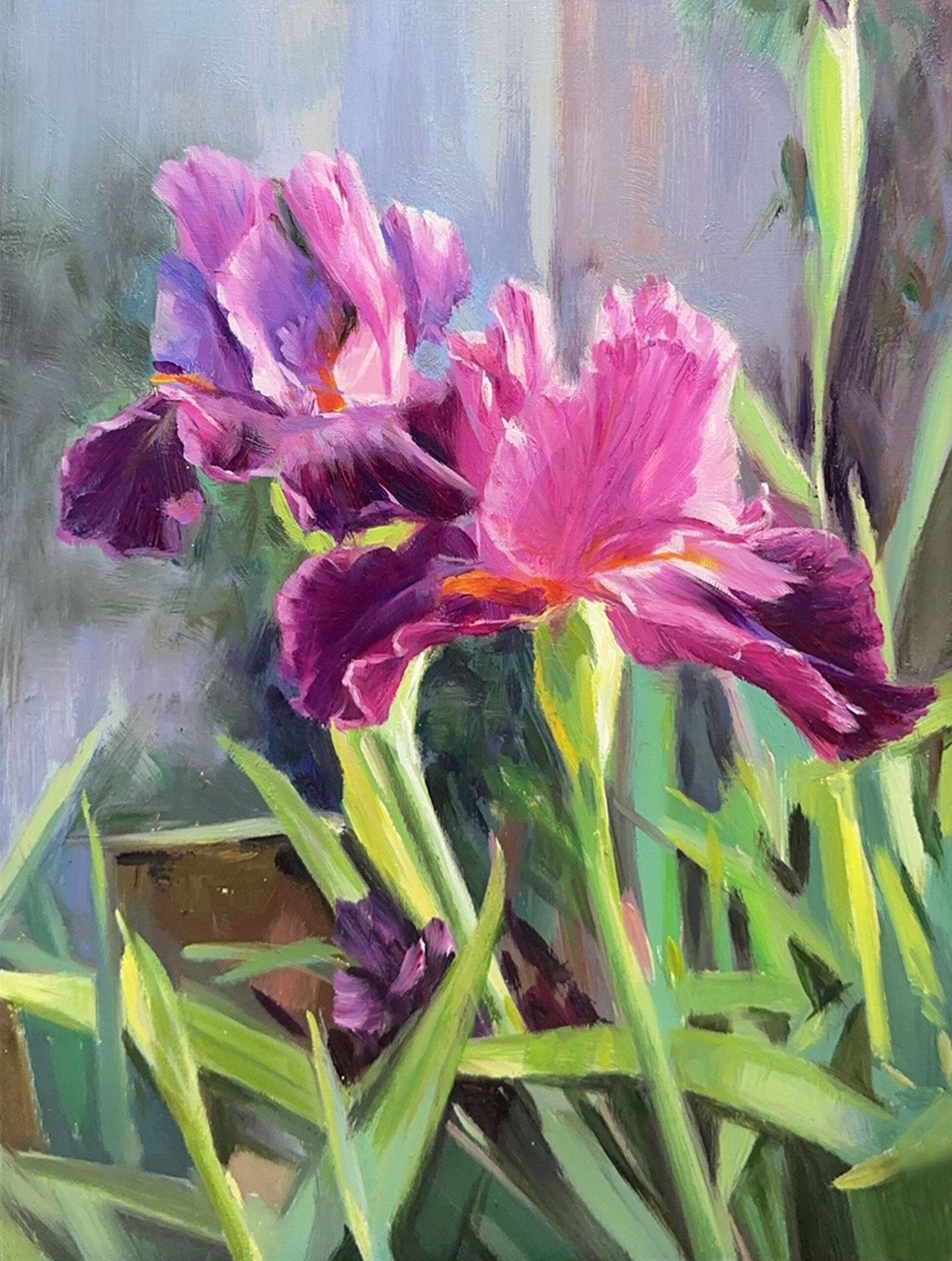 Other photos and instructions may have been provided to the artist to alter the final painting result. This painting should not be contrued as the canonical work of this artist.