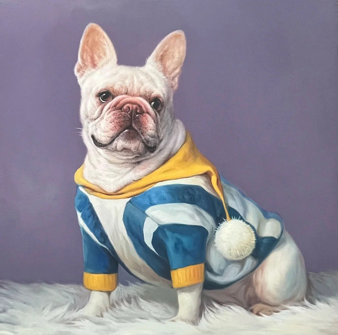 Customized hand-painted oil paintings of pets (6)