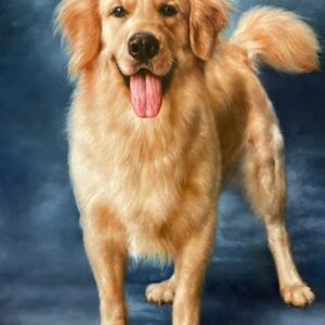 Customized hand-painted oil paintings of pets (7)